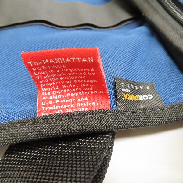 実際に弊社で買取させて頂いたManhattan Portage/マンハッタンポーテージ メッセンジャーバッグ ダークブルー系の画像 5枚目