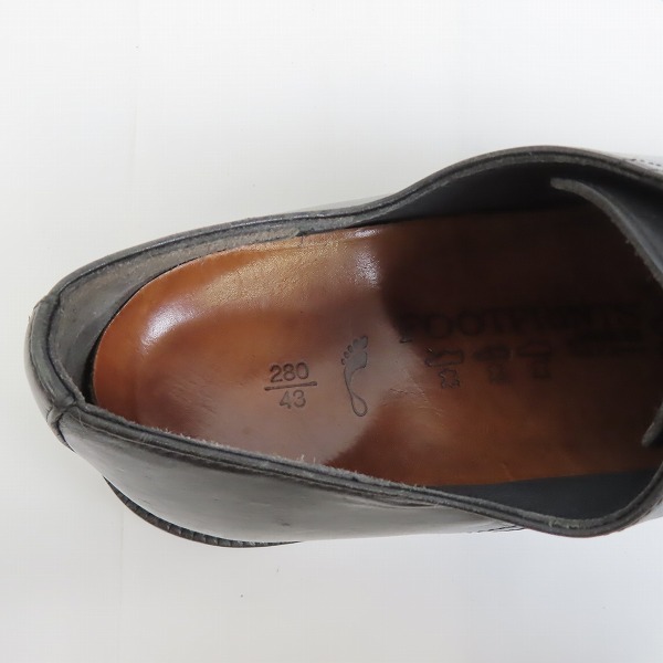 実際に弊社で買取させて頂いたBIRKENSTOCK Footprints/ビルケンシュトック フットプリンツ プレーントゥ レザーシューズ/28の画像 4枚目
