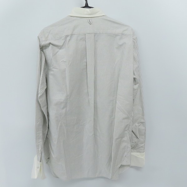 実際に弊社で買取させて頂いた【未使用】BLACK FLEECE by Brooks Brothers/ブラックフリース ブルックスブラザーズ ストライプシャツ/BB3の画像 1枚目