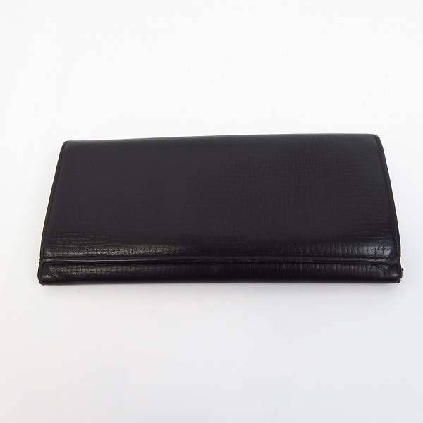 実際に弊社で買取させて頂いたBURBERRY/バーバリー 二つ折り 長財布/ウォレット シボレザー