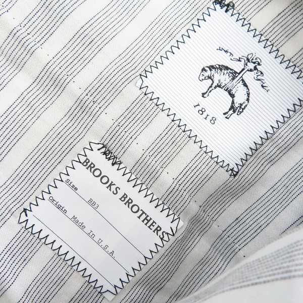 実際に弊社で買取させて頂いたBROOKS BROTHERS/ブルックスブラザーズ スラックスパンツ ダークグレー系/BB3の画像 3枚目