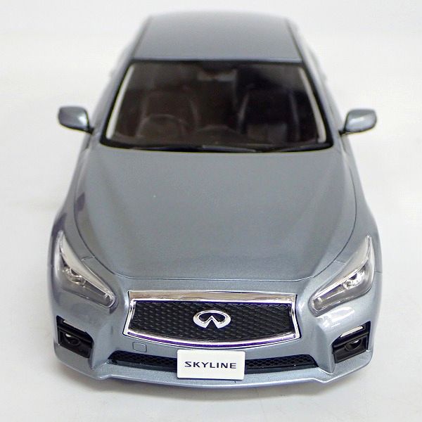 実際に弊社で買取させて頂いた京商/KYOSHO SAMURAI 1/18 日産 スカイライン 350GT ハイブリッド ブルー KSR18005BLの画像 1枚目