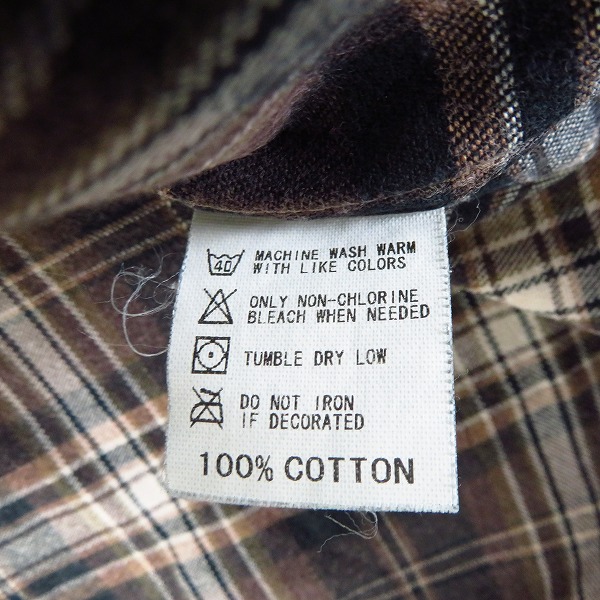 実際に弊社で買取させて頂いたGOOD ENOUGH/グッドイナフ 長袖 チェックシャツ/Mの画像 3枚目