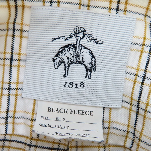 実際に弊社で買取させて頂いたBLACK FLEECE by Brooks Brothers/ブルックスブラザーズ チェック B.D.シャツ/BB00の画像 2枚目