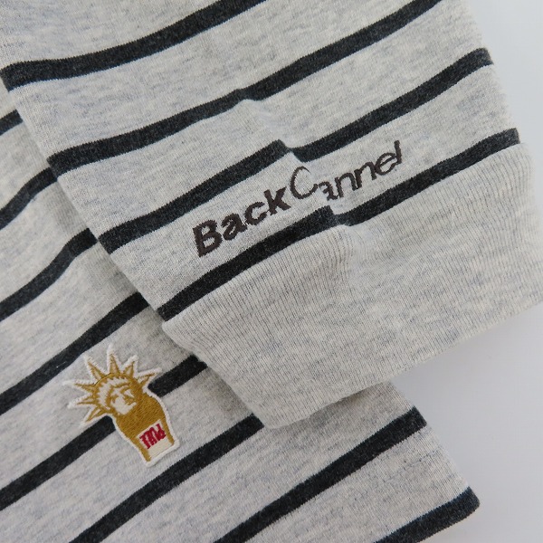 実際に弊社で買取させて頂いたBackChannel/バックチャンネル バスクシャツ/ボーダーカットソー/M 2点セットの画像 7枚目