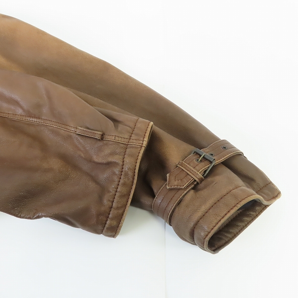 実際に弊社で買取させて頂いたLOEWE/ロエベ 1846 ジャケット ブラウン系/48の画像 5枚目