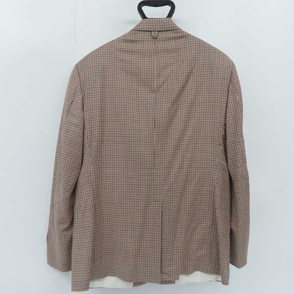 実際に弊社で買取させて頂いたBLACK FLEECE by Brooks Brothers/ブルックスブラザーズ チェック 3Bテーラードジャケット ブラウン/BB3の画像 1枚目