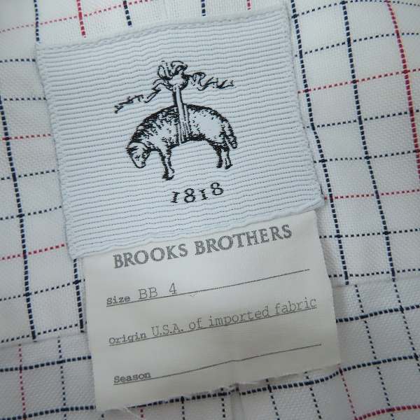 実際に弊社で買取させて頂いたBLACK FLEECE by Brooks Brothers/ブラックフリース ブルックスブラザーズ チェックシャツ/BB4の画像 2枚目
