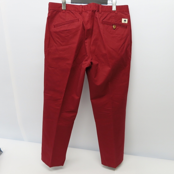 実際に弊社で買取させて頂いたBROOKS BROTHERS/ブルックスブラザーズ コットンパンツ レッド/W35の画像 1枚目