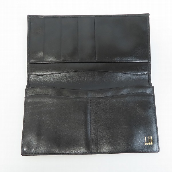 実際に弊社で買取させて頂いたdunhill/ダンヒル 二つ折り 長財布/ロングウォレットの画像 4枚目