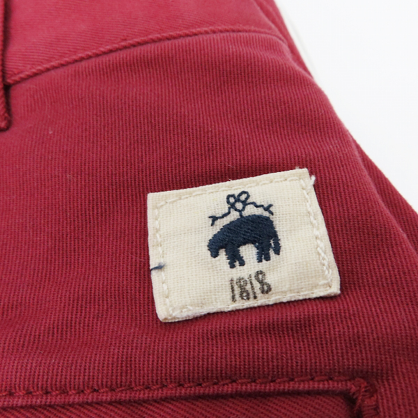 実際に弊社で買取させて頂いたBROOKS BROTHERS/ブルックスブラザーズ コットンパンツ レッド/W35の画像 7枚目