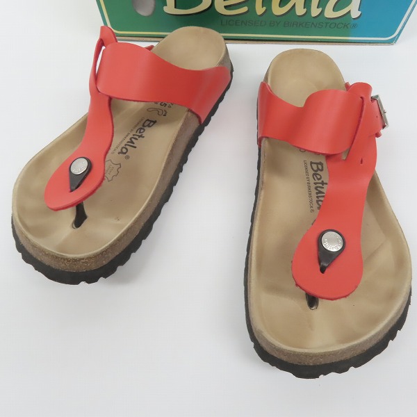 実際に弊社で買取させて頂いたBetula by BIRKENSTOCK/ベチュラ ビルケンシュトック レザーサンダル 734601/26.5