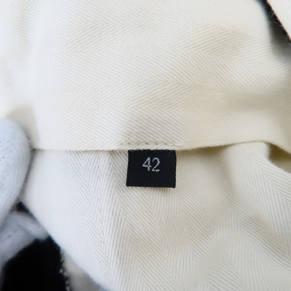 実際に弊社で買取させて頂いたUNITED ARROWS/ユナイテッドアローズ ウール セットアップスーツ 42の画像 3枚目