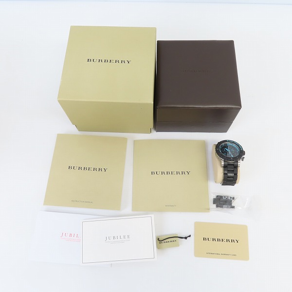 実際に弊社で買取させて頂いたBURBERRY/バーバリー クロノグラフ ダイバーズ ウォッチ/腕時計 BU7661【動作未確認】の画像 7枚目