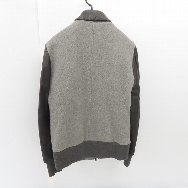 実際に弊社で買取させて頂いたDIET BUTCHER SLIM SKIN/ダイエットブッチャー スリムスキン 袖シープスキン レザー切替スタジャン/1の画像 1枚目