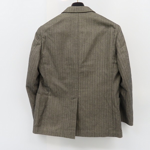 実際に弊社で買取させて頂いたBROOKS BROTHERS/ブルックスブラザーズ ヘリンボーン 3B テーラードジャケット/40SHTの画像 1枚目