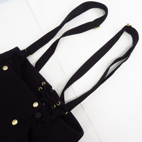 実際に弊社で買取させて頂いたBALMAIN/バルマン サスペンダー付き クロックプドパンツ W6HT523D536/Sの画像 9枚目