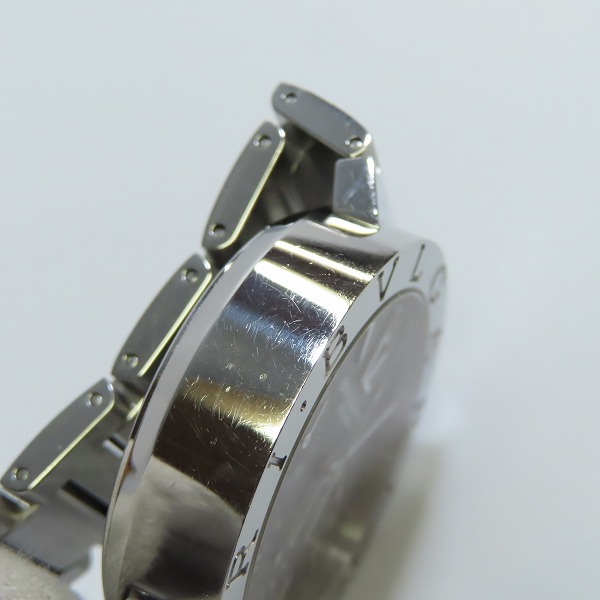実際に弊社で買取させて頂いたBVLGARI/ブルガリ ブルガリブルガリ クロノグラフ 自動巻き時計/ウォッチ BB38SSCHの画像 6枚目