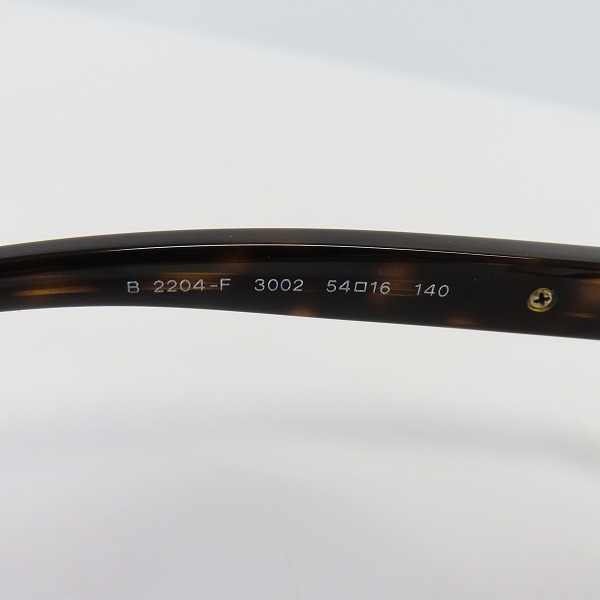 実際に弊社で買取させて頂いたBURBERRY/バーバリー  度入り メガネフレーム/アイウェア B 2204-Fの画像 4枚目
