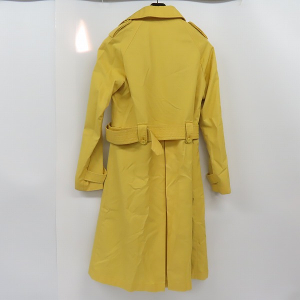 実際に弊社で買取させて頂いたLACOSTE/ラコステ コットン 裏地ストライプ トレンチコート/38の画像 1枚目