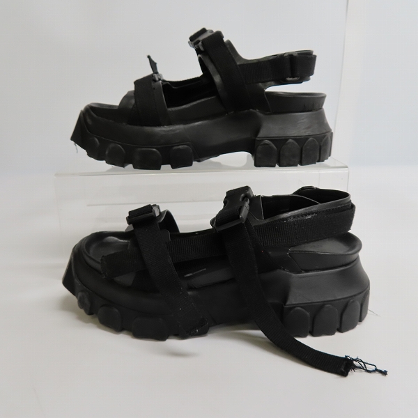 実際に弊社で買取させて頂いたRick Owens/リックオウエンス Tractor Sandal/トラクターサンダル RU19S2815 LBOCW/36の画像 3枚目