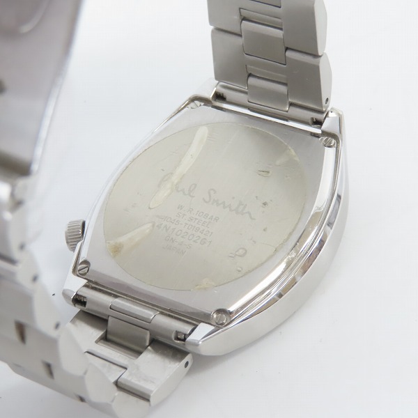 実際に弊社で買取させて頂いたPaul Smith/ポールスミス ナンバー7 腕時計 1045-T019421【動作未確認】の画像 3枚目