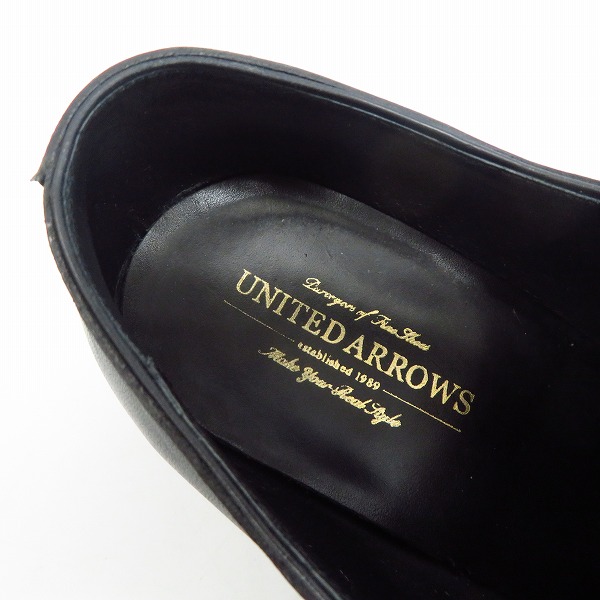 実際に弊社で買取させて頂いたUNITED ARROWS/ユナイテッドアローズ ストレートチップ ビジネスシューズ/7.5の画像 4枚目