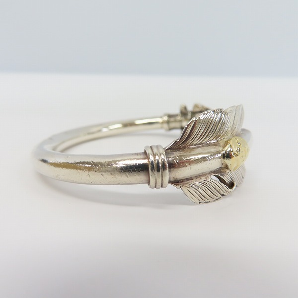 実際に弊社で買取させて頂いたFIRST ARROWS/ファーストアローズ K18付 ファーストアロー バングル BR-067の画像 3枚目