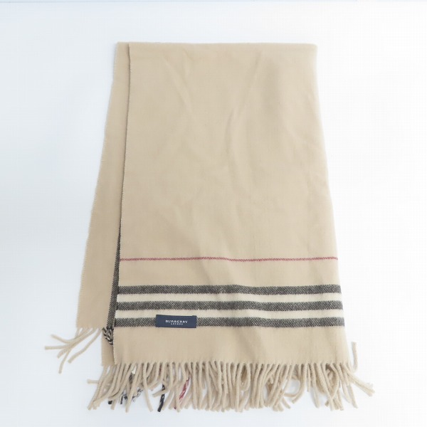実際に弊社で買取させて頂いたBURBERRY LONDON/バーバリー ロンドン ウール マフラー