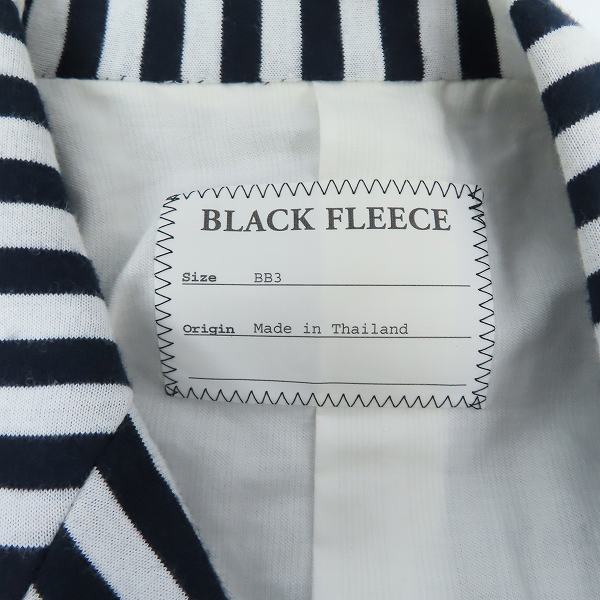 実際に弊社で買取させて頂いたBLACK FLEECE by Brooks Brothers/ブルックスブラザーズ ストライプ3Bジャケット ホワイト×ダークネイビー系/BB3の画像 2枚目