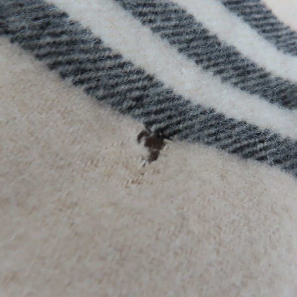 実際に弊社で買取させて頂いたBURBERRY LONDON/バーバリー ロンドン ウール マフラーの画像 7枚目