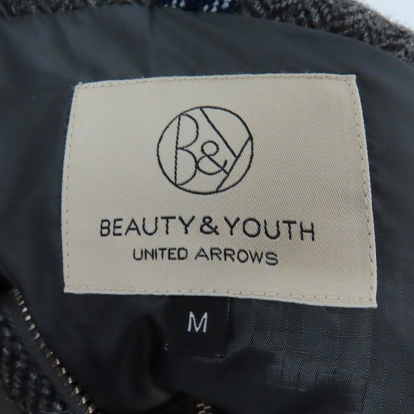 実際に弊社で買取させて頂いたBEATY＆YOUTH/ビューティーアンドユース UNITED ARROWS ダウンベスト/M  の画像 2枚目