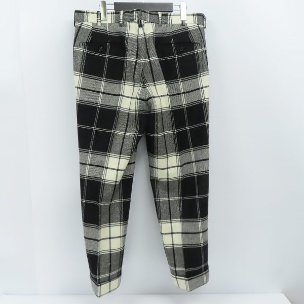 実際に弊社で買取させて頂いたBLACK FLEECE by Brooks Brothers/ブラックフリース ブルックスブラザーズ ウールチェックパンツ 黒白/BB3の画像 1枚目