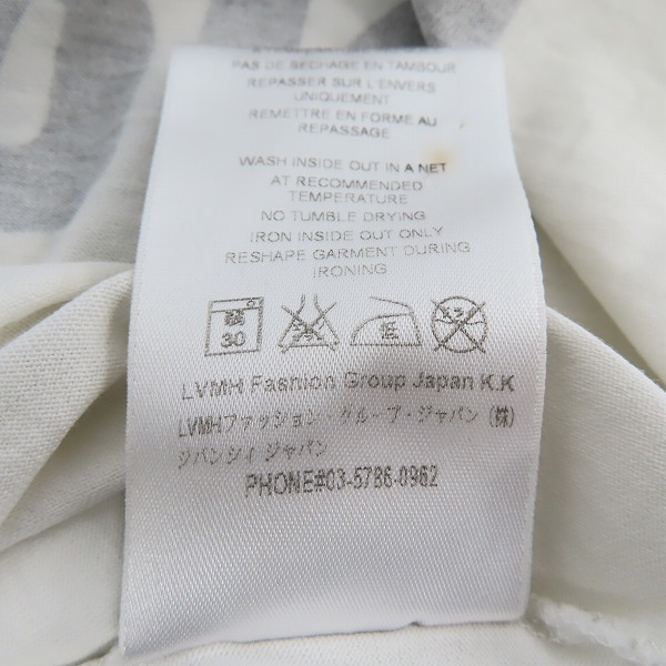 実際に弊社で買取させて頂いたGIVENCHY/ジバンシィ ロゴプリント 半袖Tシャツ 17P 7701 484/Sの画像 5枚目