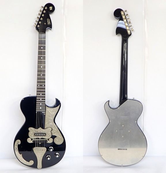 実際に弊社で買取させて頂いた★【難有り】ESP/イーエスピー KⅡ-350 吉川晃司モデル エレキギター ハードケース付の画像 1枚目