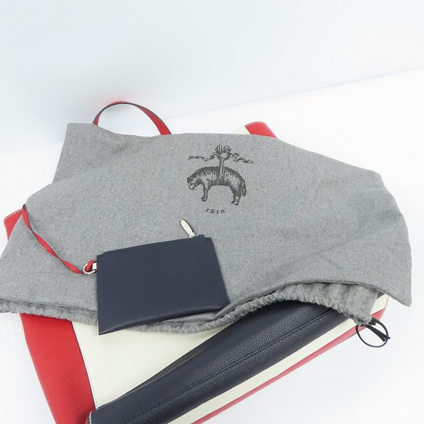 実際に弊社で買取させて頂いたBLACK FLEECE BY Brooks Brothers/ブラックフリース バイ ブルックスブラザーズ ハンドバッグの画像 7枚目