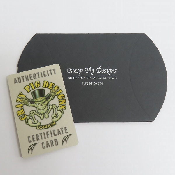 実際に弊社で買取させて頂いた【ギャラ付き/難有り】CRAZY PIG/クレイジーピッグ スカル スケルトン リング 19-20号の画像 9枚目