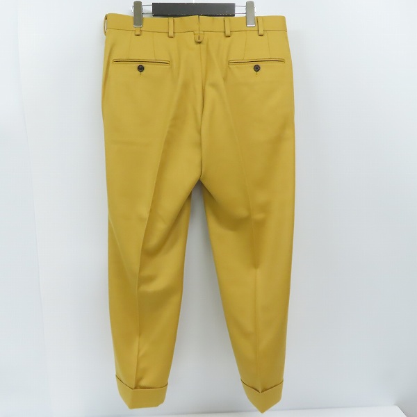 実際に弊社で買取させて頂いたBLACK FLEECE by Brooks Brothers/ブラックフリース ブルックスブラザーズ ウールスラックスパンツ マスタード/BB3の画像 1枚目