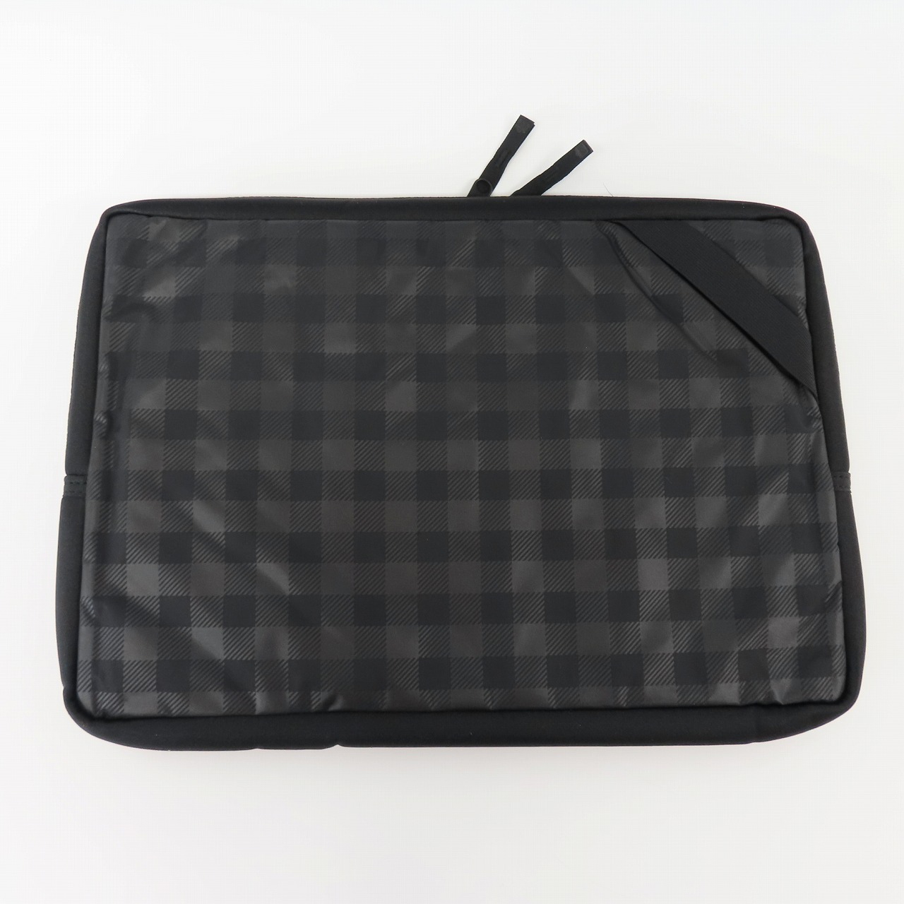 実際に弊社で買取させて頂いたHEAD PORTER/ヘッドポーター BLACK BEAUTY チェッククラッチバッグ/セカンドバッグの画像 1枚目