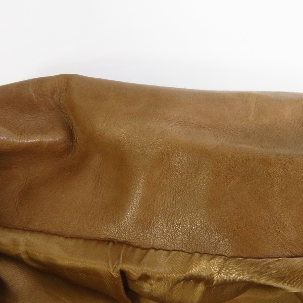 実際に弊社で買取させて頂いたRick Owens/リックオウエンス 16AW WORKER JKT/カーフレザー ジャケット RU16F6770/48の画像 6枚目