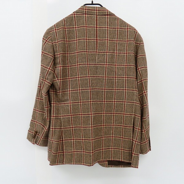 実際に弊社で買取させて頂いた【未使用】SOVEREIGN/ソブリン UNITED ARROWS/ユナイテッドアローズ カシミヤ混チェック3Bテーラードジャケット/54の画像 1枚目