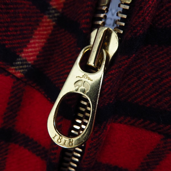 実際に弊社で買取させて頂いたBlack Fleece By Brooks Brothers/ブラックフリースバイブルックスブラザーズ チェック柄 ジップアップジャケット/BB3の画像 6枚目