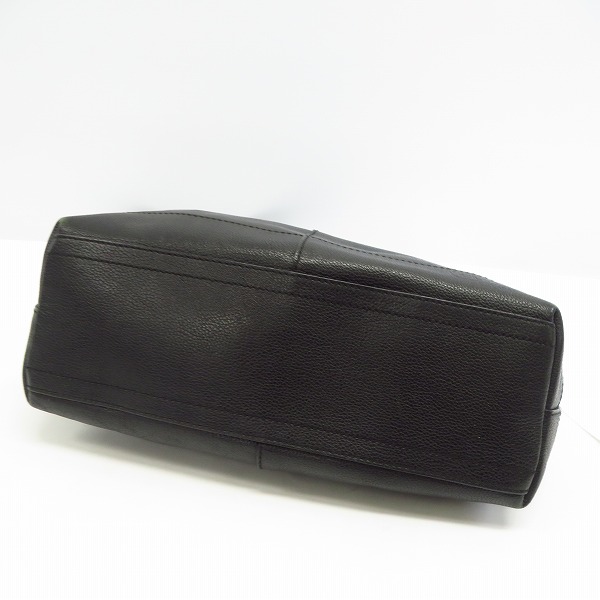 COACH トンプソン スリング ボディバッグ レザー 本革 ブラック 斜め