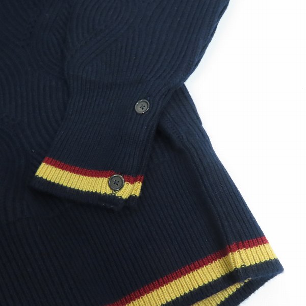 実際に弊社で買取させて頂いたBLACK FLEECE by Brooks Brothers/ブラックフリース ブルックスブラザーズ Vネックカシミヤニット/BB3の画像 5枚目