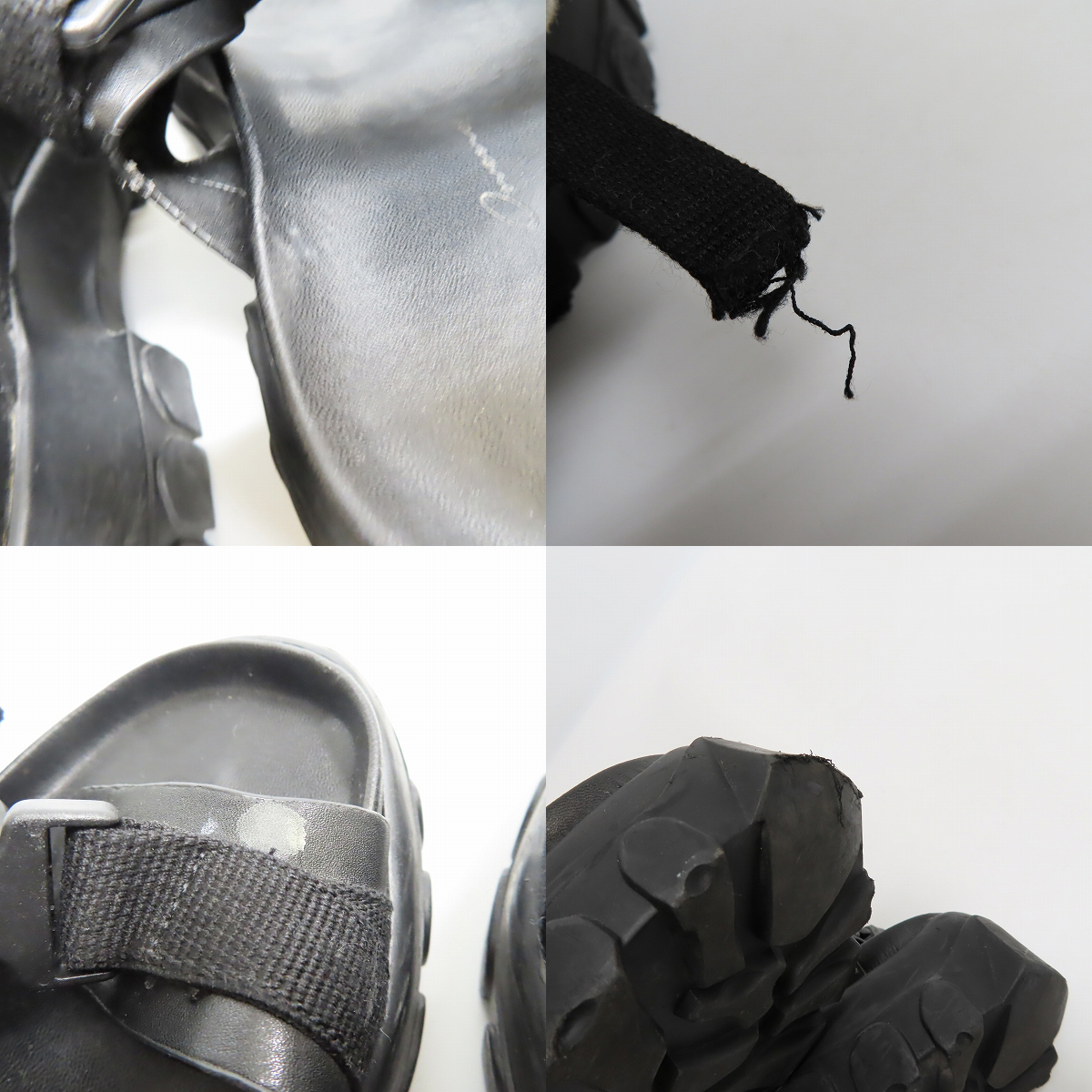 実際に弊社で買取させて頂いたRick Owens/リックオウエンス Tractor Sandal/トラクターサンダル RU19S2815 LBOCW/36の画像 7枚目