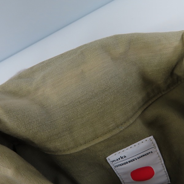 実際に弊社で買取させて頂いたmarka/マーカ ミリタリーシャツ MSTD-10SH01C/3の画像 5枚目