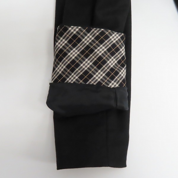 実際に弊社で買取させて頂いたBURBERRY BLUE LABEL/バーバリーブルーレーベル 裏地チェック総柄 2Bテーラードジャケット/38の画像 5枚目