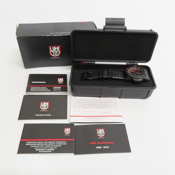 実際に弊社で買取させて頂いたLUMINOX/ルミノックス Navy SEAL クロノグラフ3580シリーズ クロノグラフ 腕時計の画像 6枚目