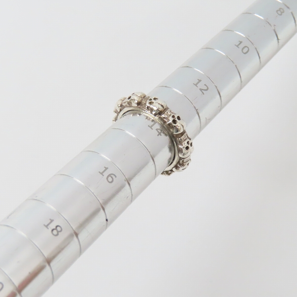 実際に弊社で買取させて頂いたLoreeRodkin/ローリーロドキン スカルリング/14号の画像 6枚目