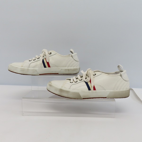 実際に弊社で買取させて頂いたBROOKS BROTHERS/ブルックスブラザーズ トリコロールライン レザースニーカー/7.5の画像 3枚目